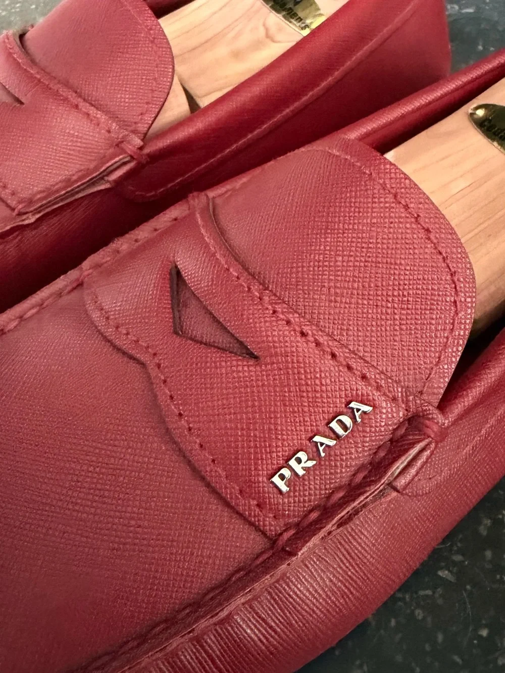 Prada men’s leather